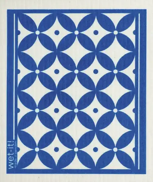 BLUE AND WHITE SWEDISH CLOTH