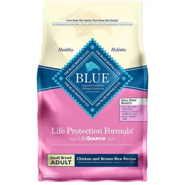 BLUE BUFFALO LIFE PROTECTION FORMULA ADULT CHICKEN AND BROWN RICE DRY DOG FOOD 5 LB