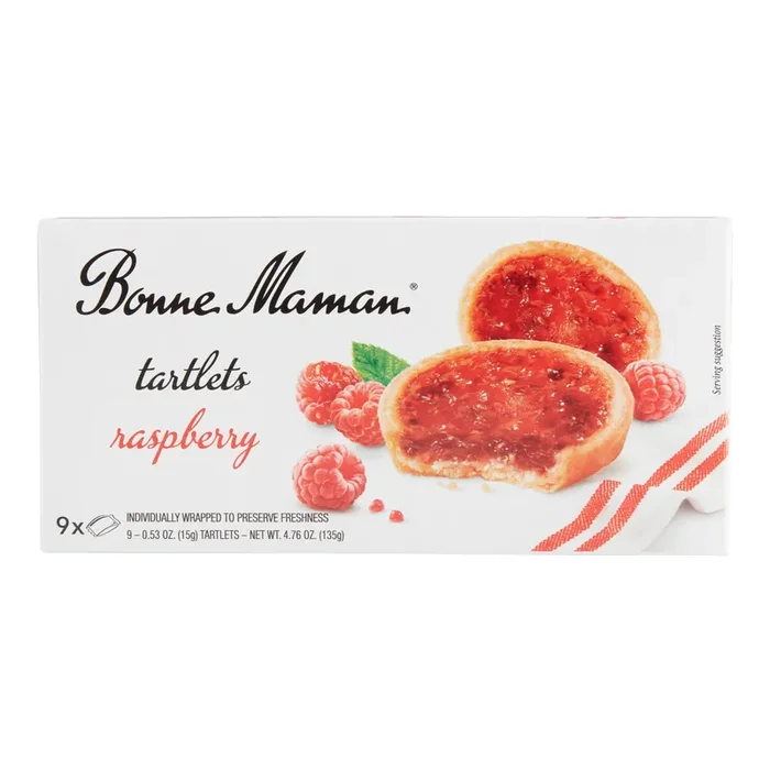 Bonne Maman Raspberry Tartlets 9 Pack
