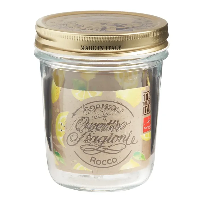 Bormioli Quattro Stagioni Wide Mouth Canning Jar Set Of 2