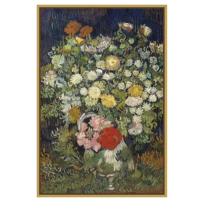 Bouquet of Flowers by Vincent van Gogh Canvas Wall Art