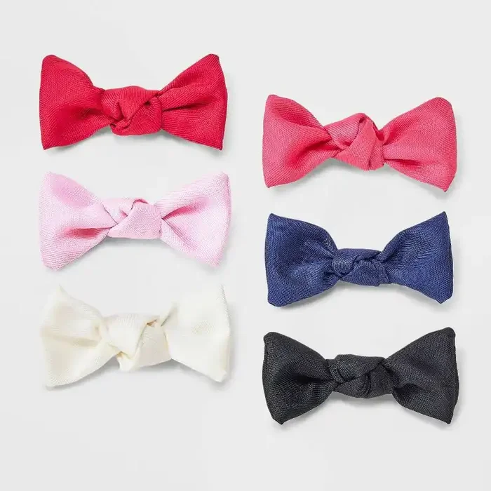 Bow Hair Clips – 6pk – Cat & Jack