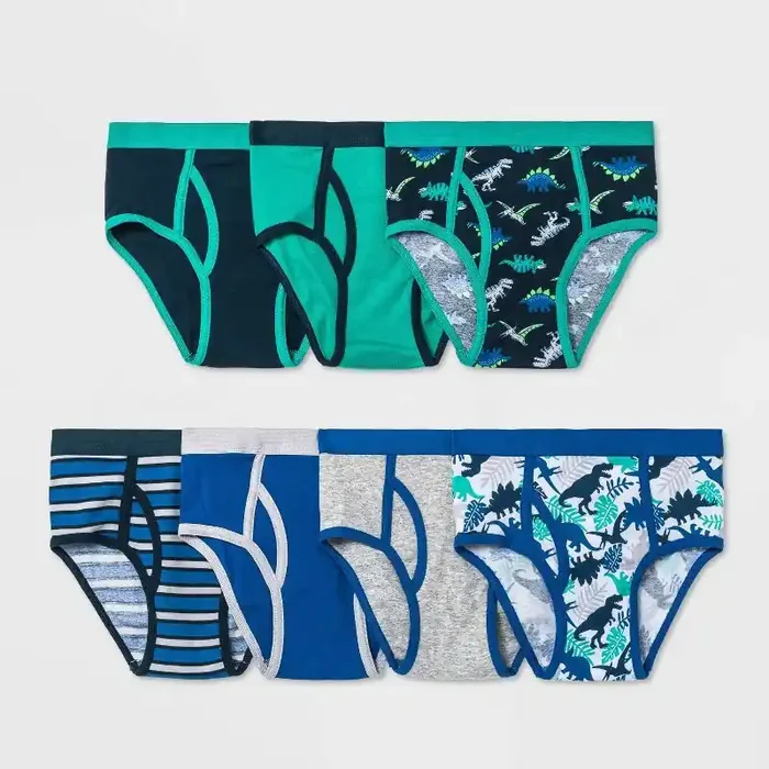 Boys‘ 7pk Dinosaur Briefs – Cat & Jack™ XS