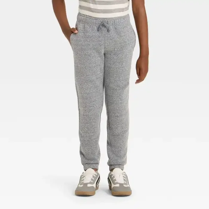 Boys‘ Pull-On Fleece Sweatpants – Cat & Jack™ Charcoal S