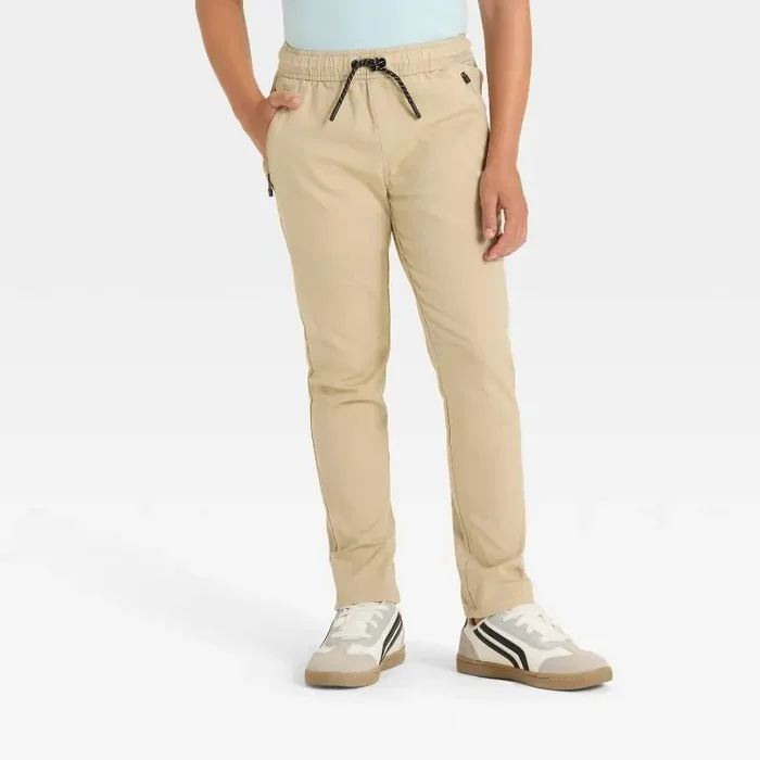 Boys‘ Quick Dry Stretch Pants – Cat & Jack™ Beige 12