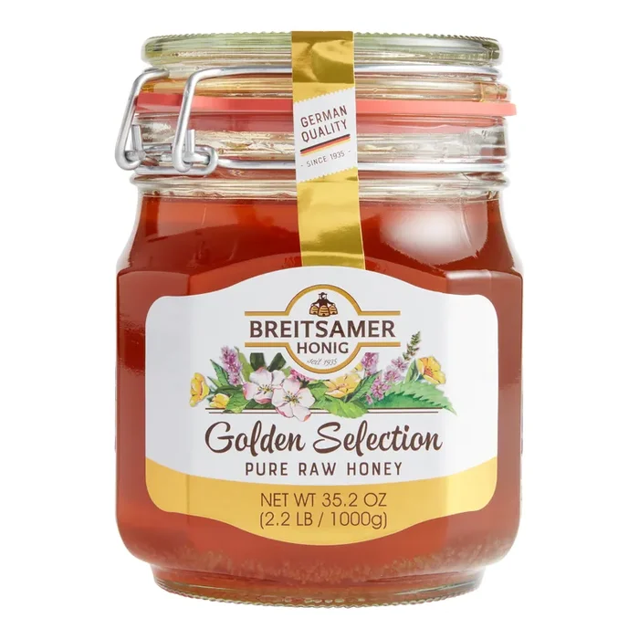 Breitsamer Golden Selection Raw Honey Large Jar