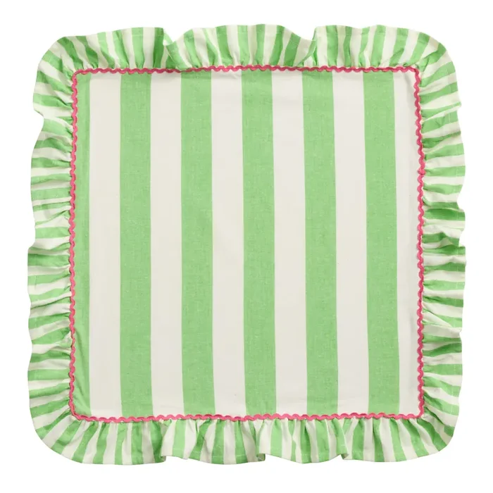 Bright Stripe Ruffle Napkin