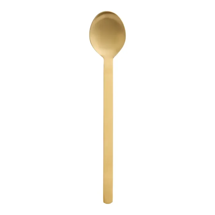 Brushed Gold Stainless Steel Cooking Spoon
