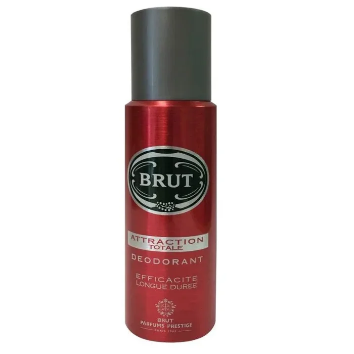 Brut Deodorant Body Spray Total Attraction 200ml – Case of 6