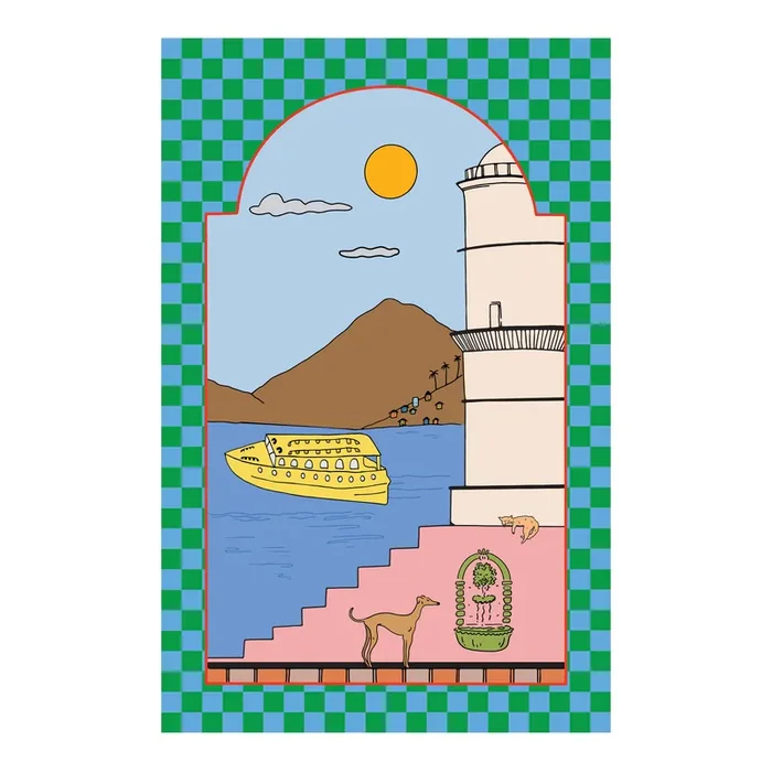 Buen Dia City of Marseilles France Wall Art Print