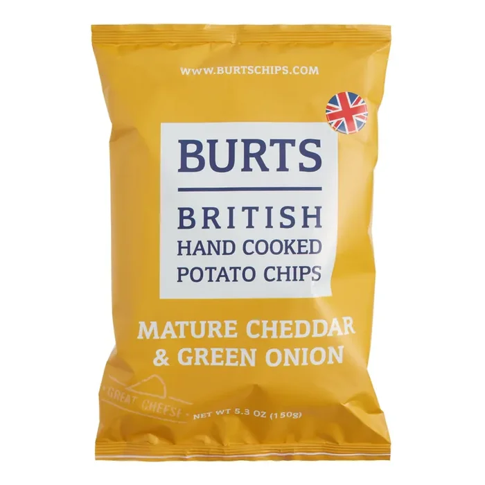 Burts Mature Cheddar & Green Onion Potato Chips