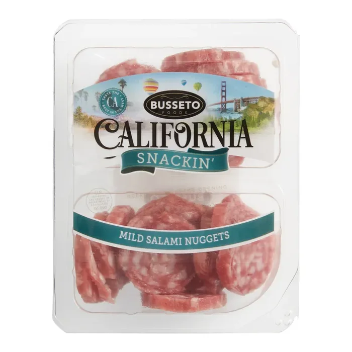 Busseto California Snackin‘ Mild Salami Nuggets Set of 2