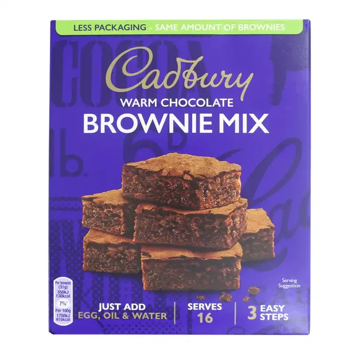 Cadbury Warm Chocolate Brownie Mix