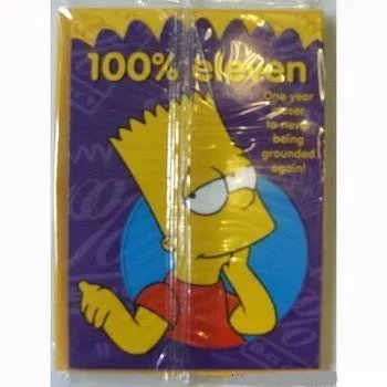 Card and Envelope Simpsons 100% AGE 11