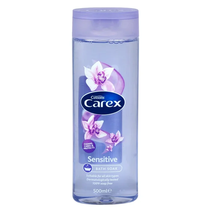 Carex Bath Soak Foam Wash Sensitive 500ml – Case of 6