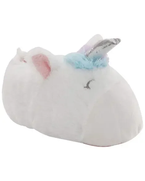 Carters Unicorn Slipper Shoes White L