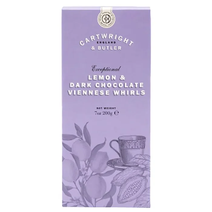 Cartwright & Butler Lemon & Dark Chocolate Viennese Whirls