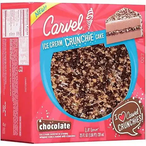 Carvel Crunchie Ice Cream Cake – Chocolate – 25 Fl. Oz.