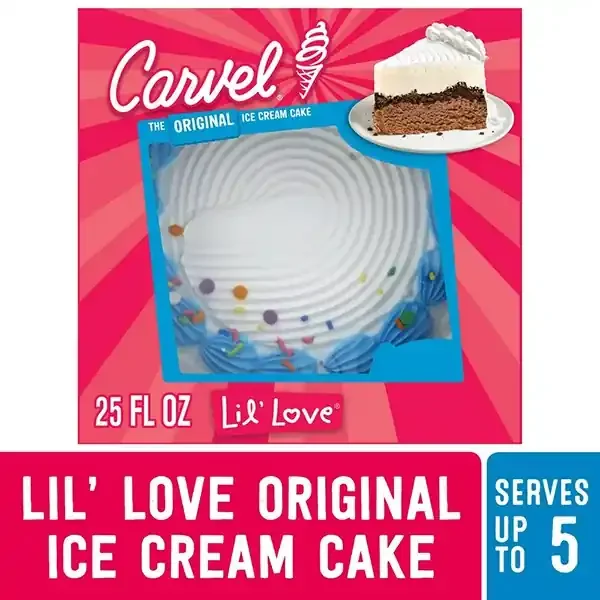 Carvel Lil‘ Love The Original Ice Cream Cake 4-25 fl. oz. Boxes