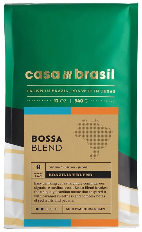 Casa Brasil Bossa Blend Whole Bean Coffee