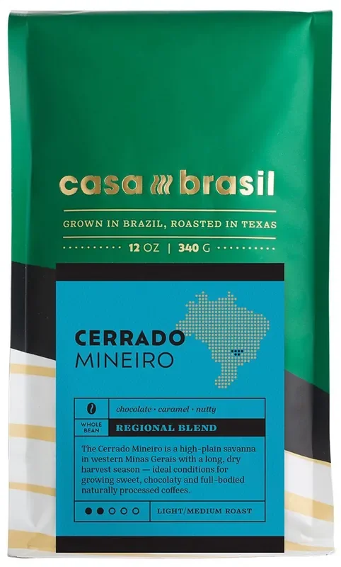 Casa Brasil Cerrado Mineiro Whole Bean Coffee