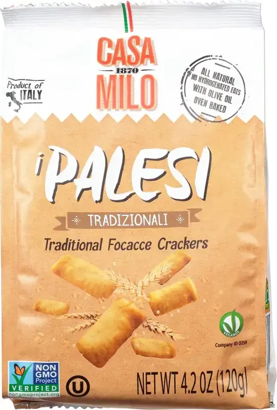 Casa Milo Focacce Crackers, Traditional, Palesi