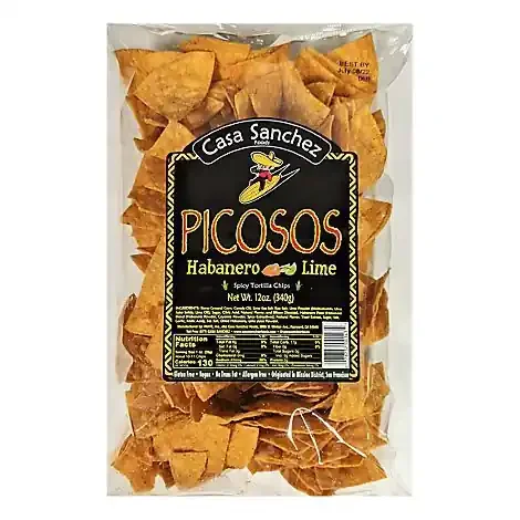 Casa Sanchez Habanero Lime Spicy Tortilla Chips – 12 OZ