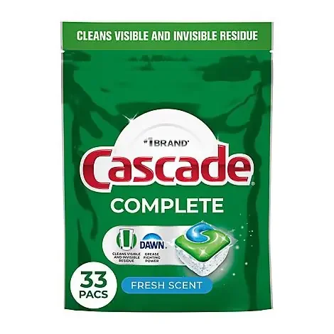 Cascade Complete Actionpacs Fresh Scent – 33 Ct. – 33 CT