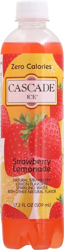 Cascade Ice Strawberry Lemonade Sparkling Water – 17.20 fl oz