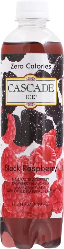 Cascade Ice Zero Calories Black Raspberry Sparkling Water – 17.20 fl oz