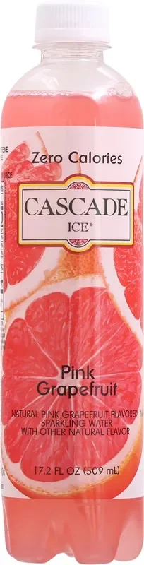 Cascade Ice Zero Calories Pink Grapefruit Sparkling Water – 17.20 fl oz