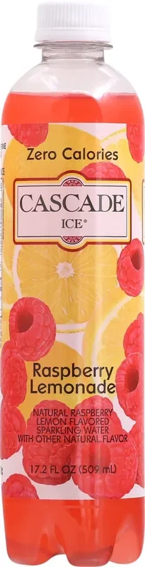 Cascade Ice Zero Calories Raspberry Lemonade Sparkling Water – 17.20 fl oz