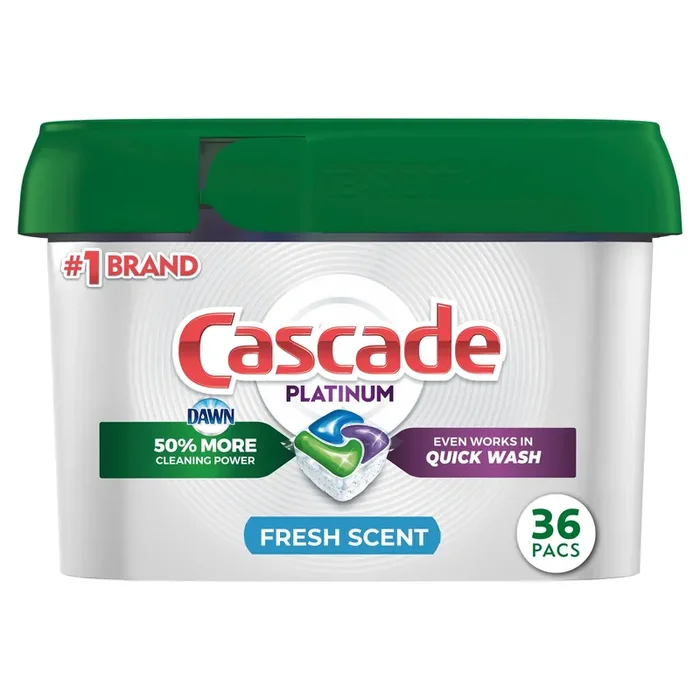 Cascade Platinum 36 -Count Fresh Dishwasher Detergent