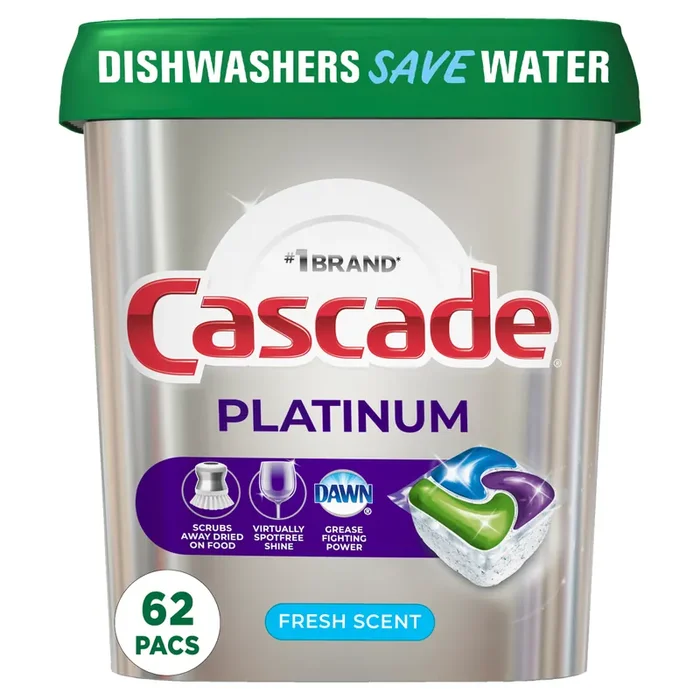 Cascade Platinum ActionPacs Dishwasher Detergent