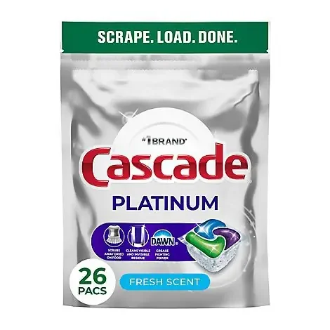 Cascade Platinum Actionpacs Fresh Scent 26 Ct – 26 CT