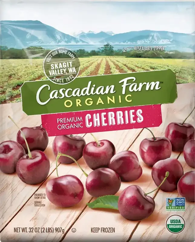 Cascadian Farm Organic Cherries, Organically Farmed Fen Fruit, Non-GMO