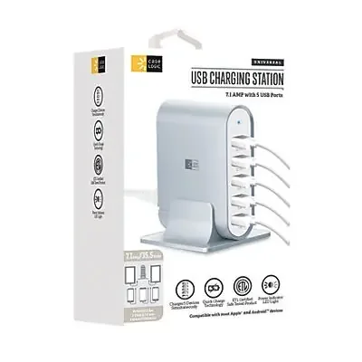 Case Logic 7.1 AMP Charging station with 5 USB Ports