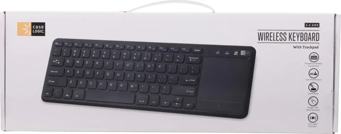 Case Logic Black Wireless Keyboard with Trackpad
