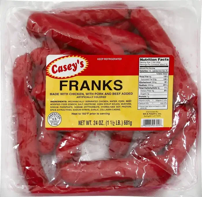 Caseys Franks 24 oz
