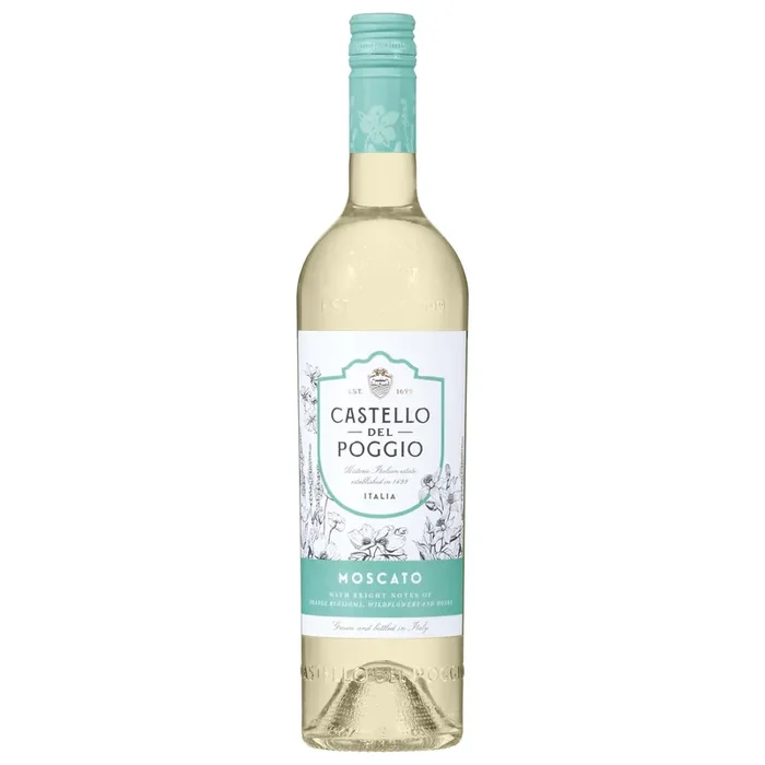Castello del Poggio Castillo Del Poggio Moscato White Wine – 750ml Bottle