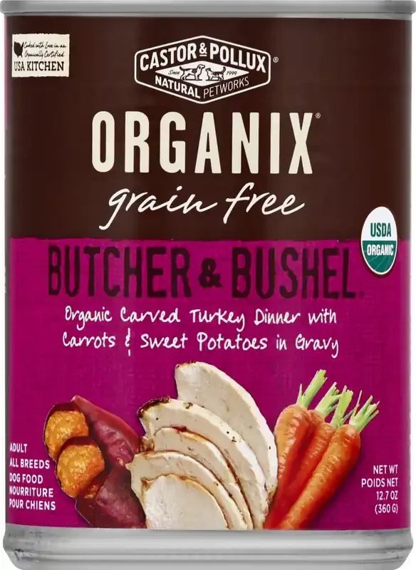 Castor & Pollux Dog Food Carved Turkey Org