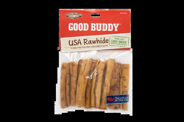Castor & Pollux Good Buddy Dog Treat -Rawhide Mini Rolls With Natural Chicken Flavor – 8 oz Bag