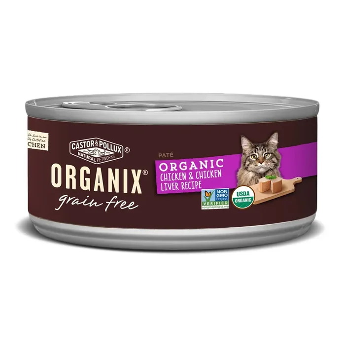 Castor & Pollux Organix All Life Stages Wet Cat Food – 3 Oz., Organic, Non-GMO
