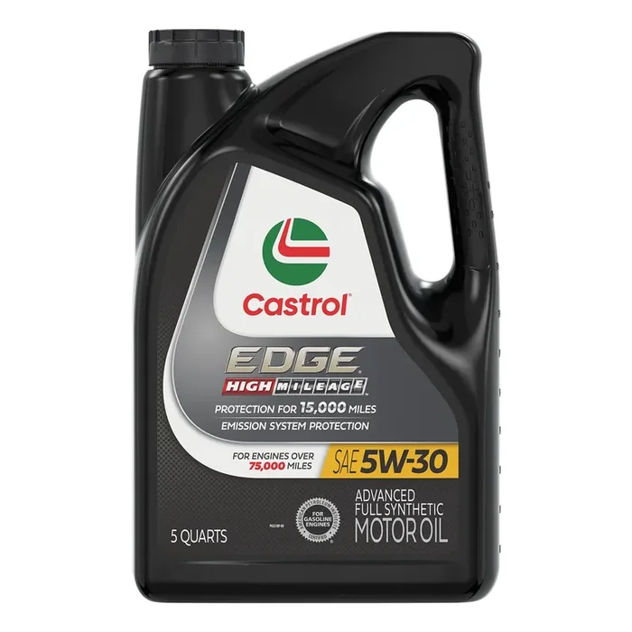 Castrol Edge High Mileage Sae 5W-30 Advanced Synthetic Motor Oil