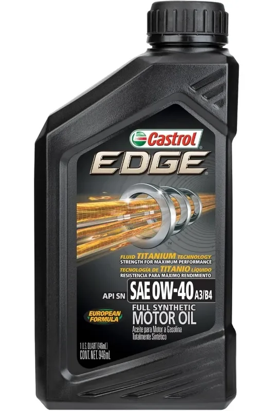 Castrol Edge Sae 0W-40 Full Synthetic Motor Oil