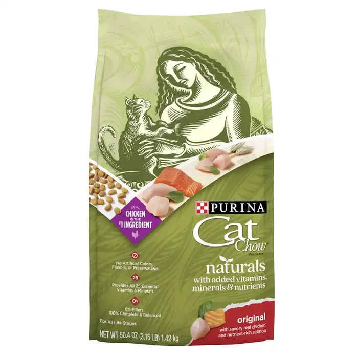 Cat Chow Purina Cat Chow Naturals With Added Vitamins, Minerals and Nutrients Dry Cat Food, Naturals Original