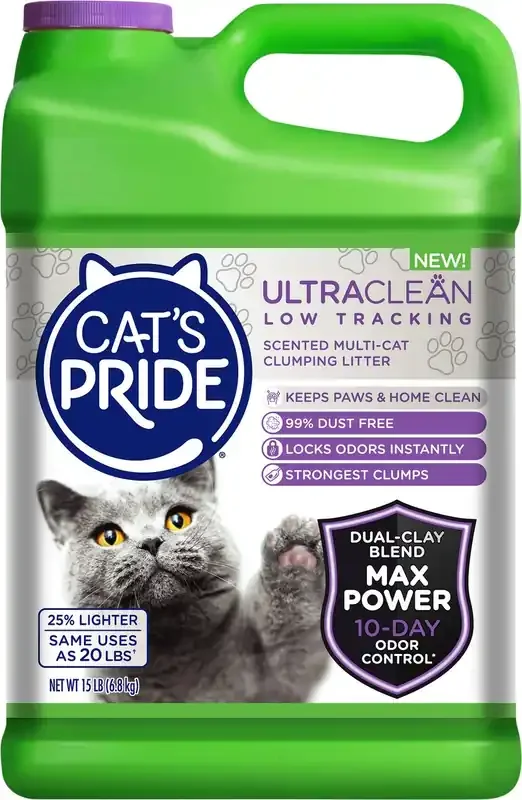 Cat‘s Pride Ultra Clean Low Tracking Scoopable Scented Cat Litter