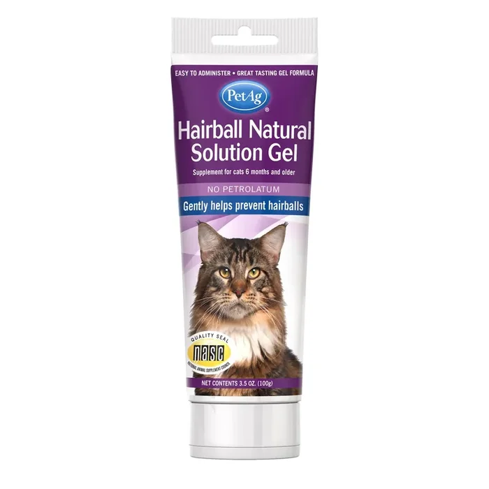 Cat-Sip Pet Ag PetAg Hairball Natural Solution Gel Supplement for Cats