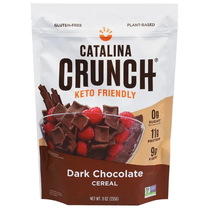Catalina Crunch Dark Chocolate Keto Cereal (9Oz Bags)