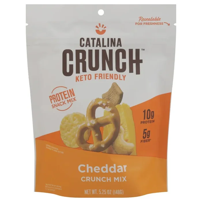 Catalina Crunch Mix Keto Friendly Cheddar Snack Mix 5.25 oz